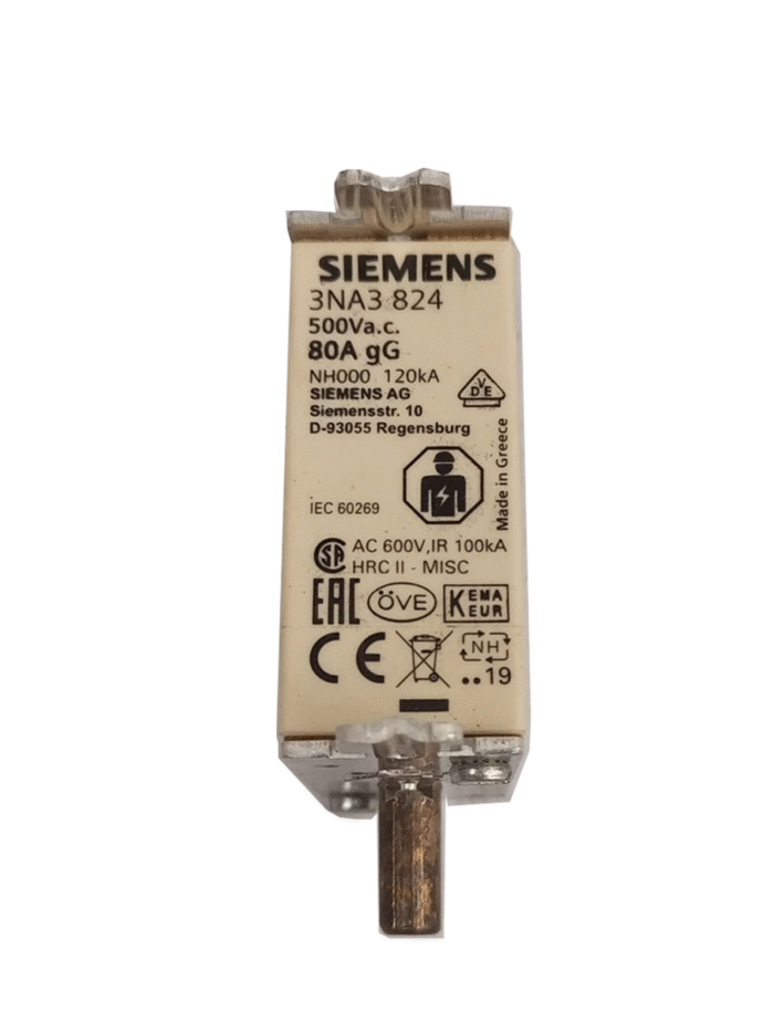 Siemens LV HRC Fuse Element - 3NA3824