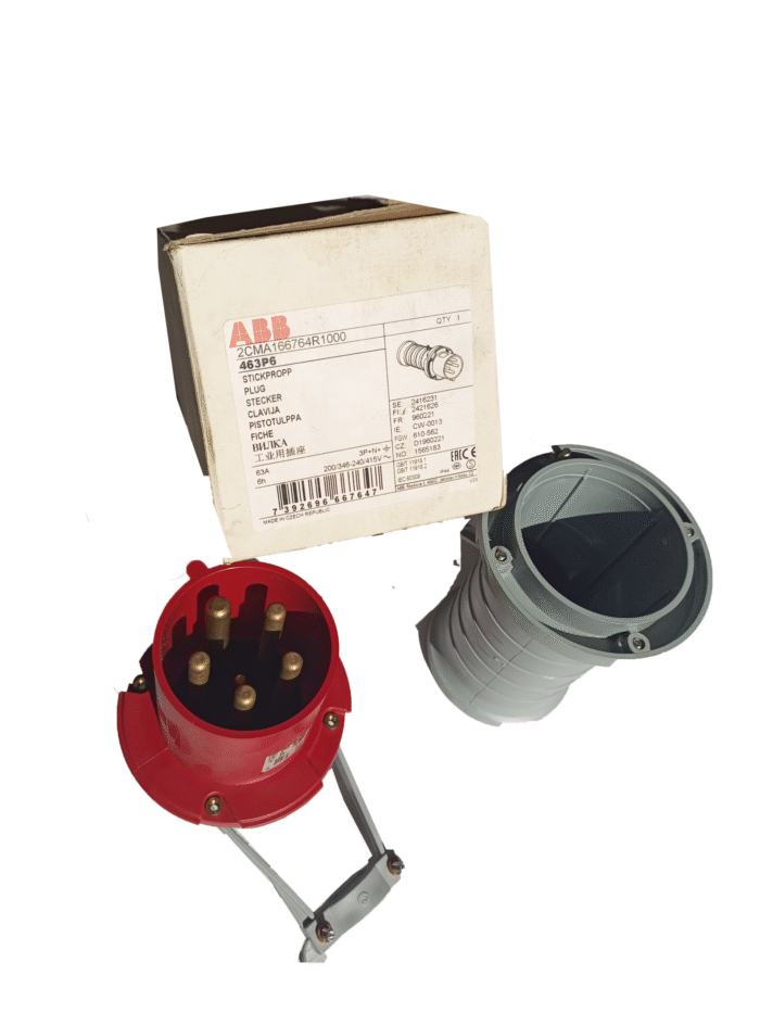 ABB 463P6 Tough & Safe Industrial Power Plug - 2CMA166764R1000