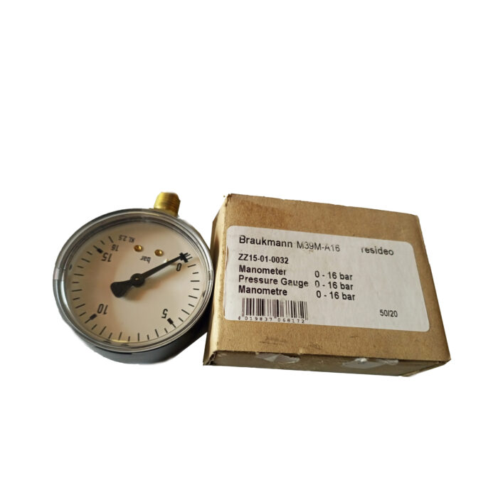 Braukmann Pressure Gauge Manometer - M39M-A16