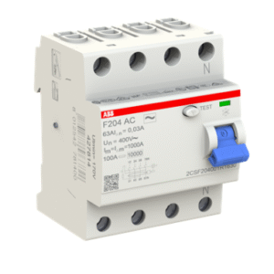 Residual Current Circuit Breaker (RCCB) - F204 AC-63/0.03